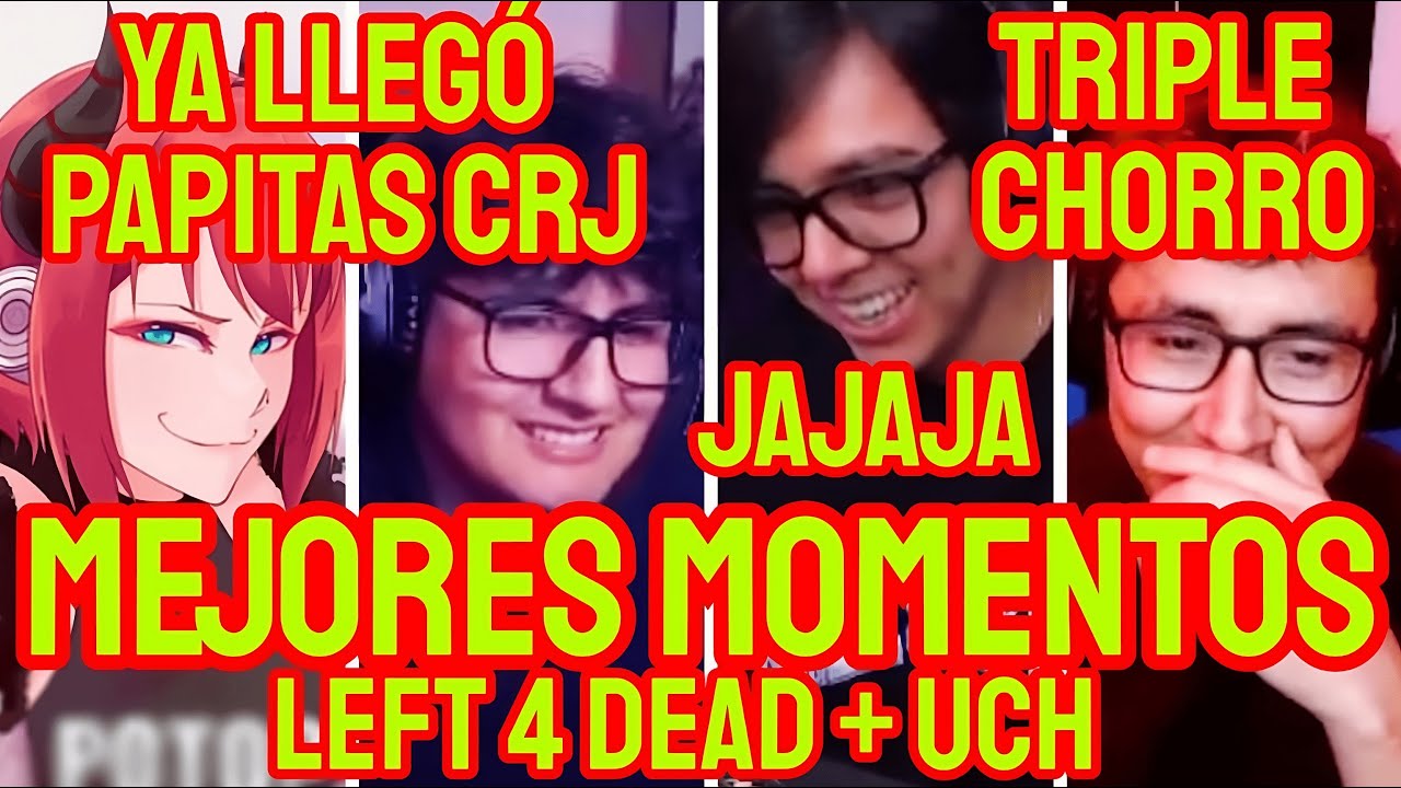 MEJORES MOMENTOS DAARICK ANTHONY LOCOCHON Y PAPITAS JUGANDO LEFT 4 DEAD Y UCH XD
