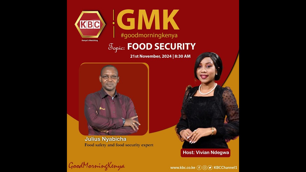CGA's Julius Nyabicha KBC Interview on Food security | @Good Morning Kenya