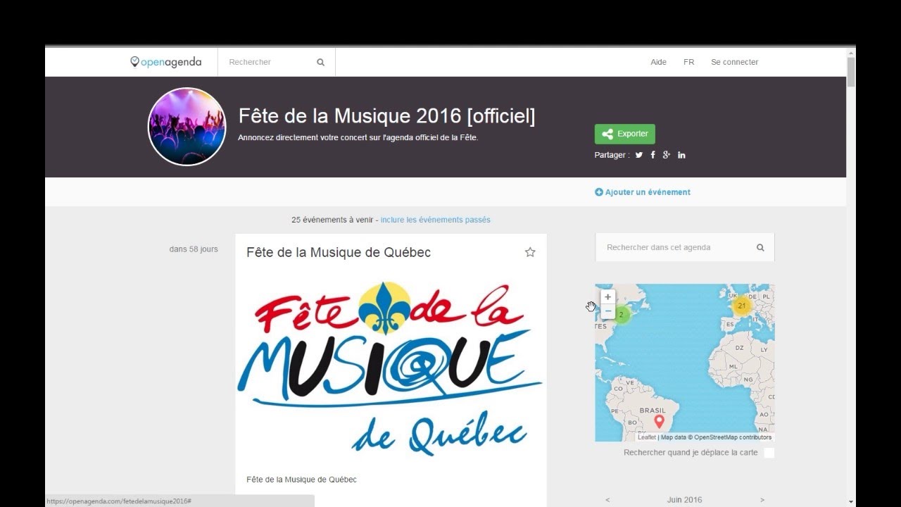 OpenAgenda - Tutoriel Contributeur