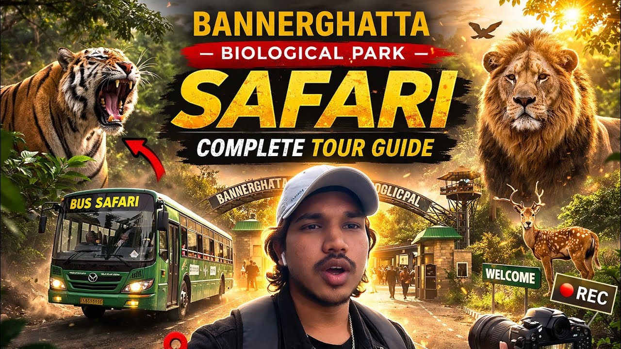 Banergatta Bus ಸಫಾರ 🦁 ➤ ಸಖತ್ ಥ್ರಿಲ್ 🔥-Complete Tour guide & Price - Experience 