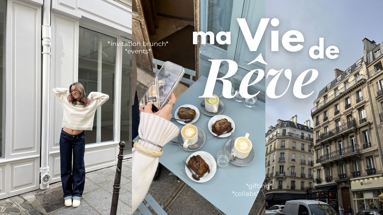 Ma VIE DE CREATRICE DE CONTENU : brunchs, events & gitfts (c'est fou) - weekly vlog