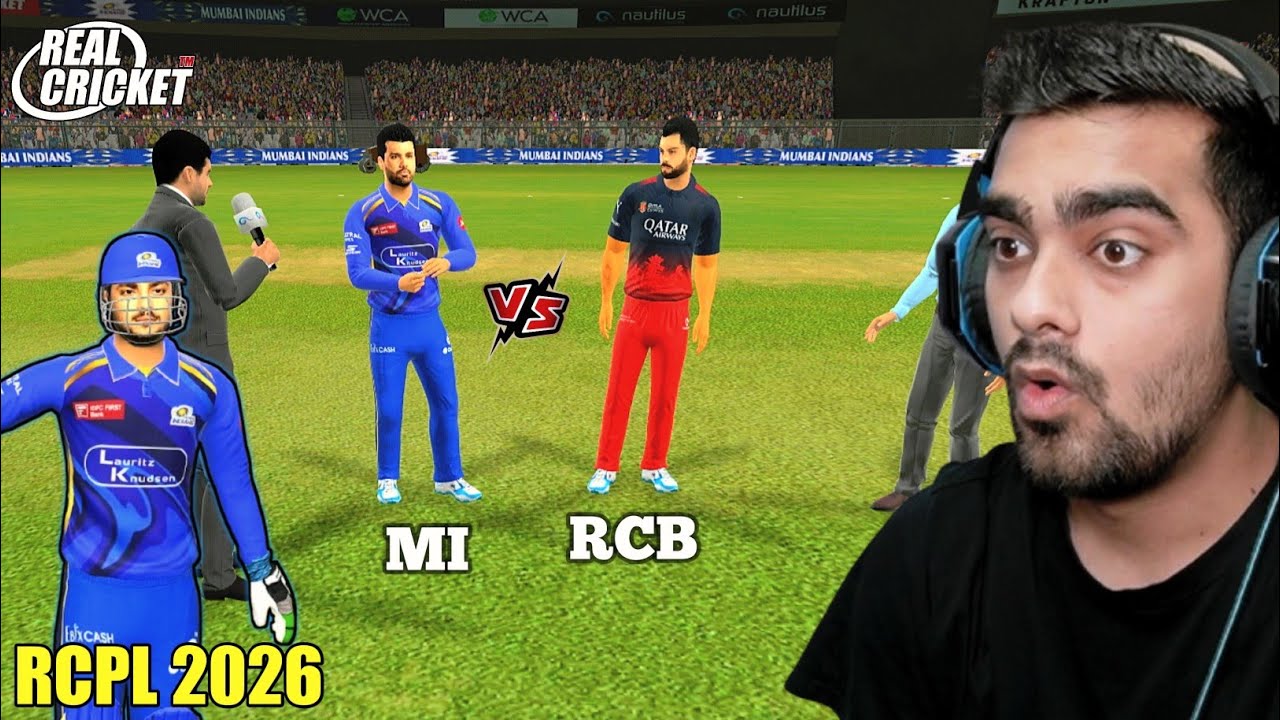 I.Kishan 100* IPL Auction 2026! RCB Vs MI Real Cricket (Hardcore Mode)