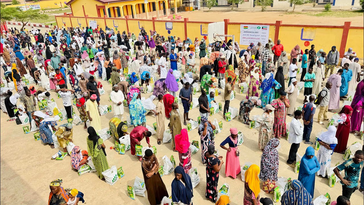 Direct Aid Society Ghana Feeds 6,000 Families in Ramadan Drive. #hafiztv