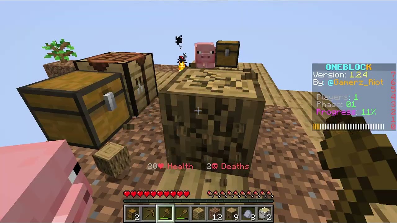one block Minecraft