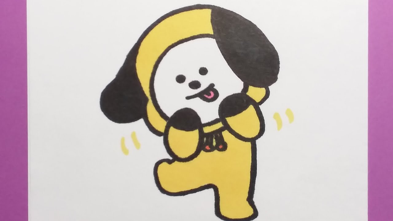 HOW TO DRAW CHIMMY, BT21