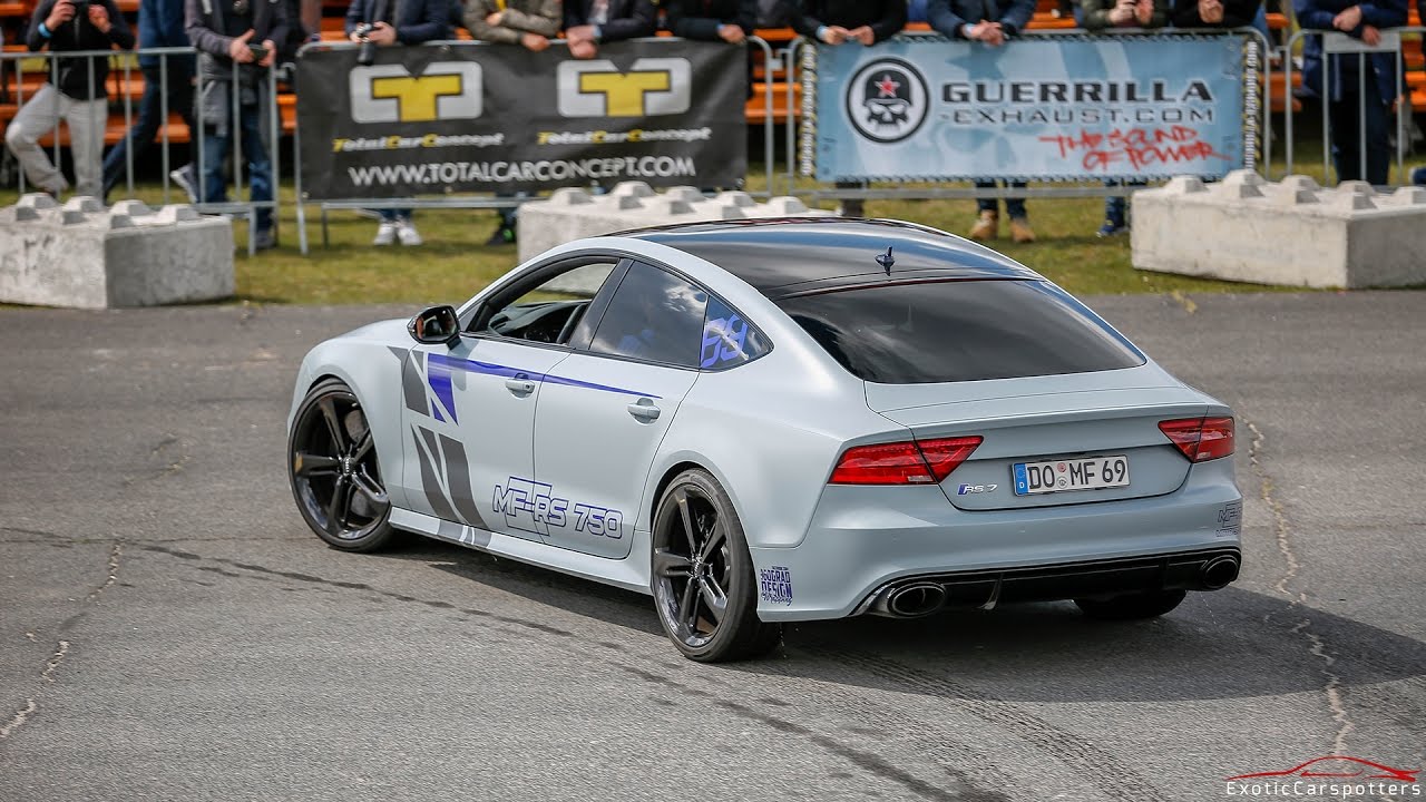 770HP Audi RS7 MF-RS750 w/ Milltek Exhaust - Revs, Drag Races & Accelerations !