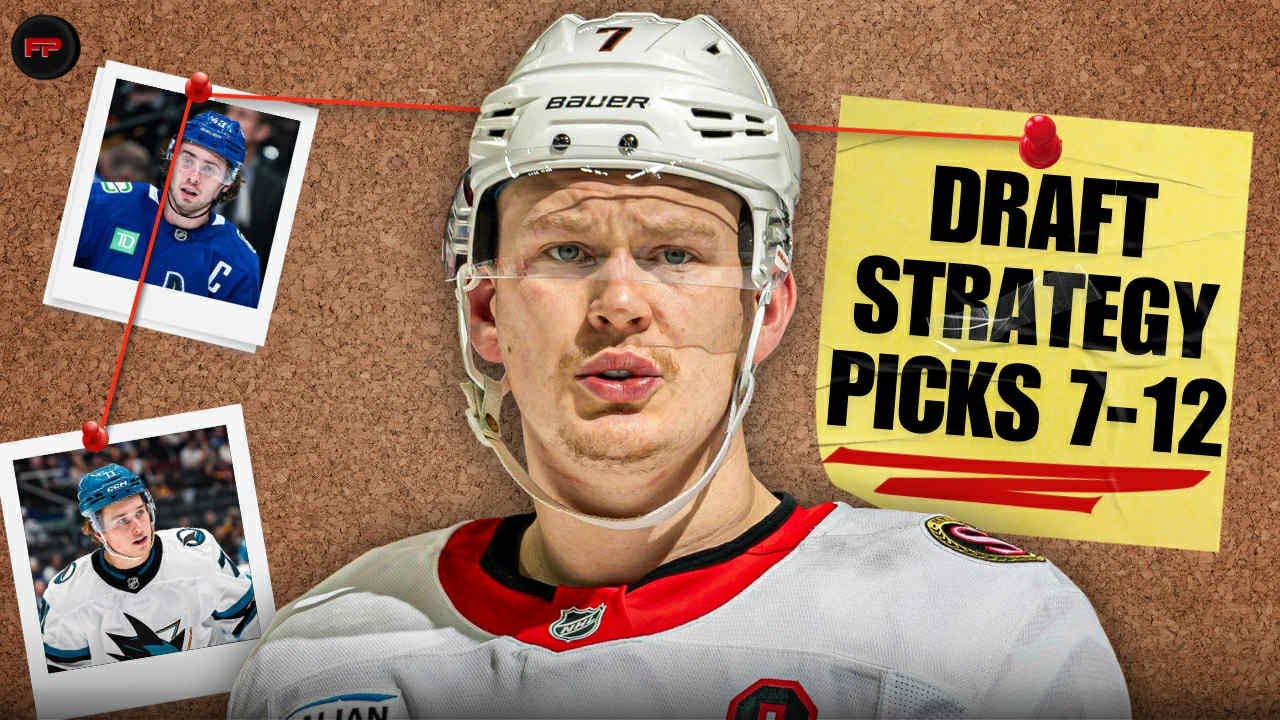 The BEST Early Round Draft Strategy For 2025 Fantasy Hockey (Picks 7-12)