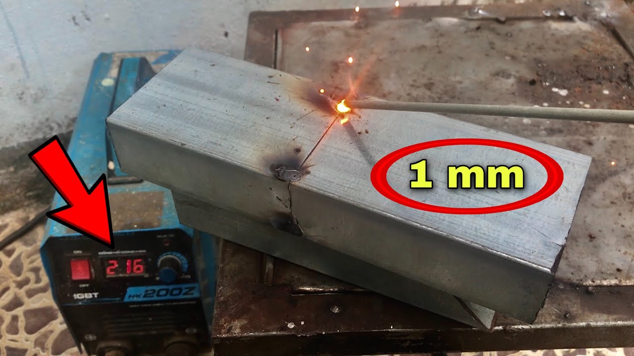 Bí Mật Ít Người Chia Sẽ, Cách Hàn Sắt Mỏng Với Dòng Điện Hàn Lớn Không Bị Thủng | Kỹ nghệ sắt linh