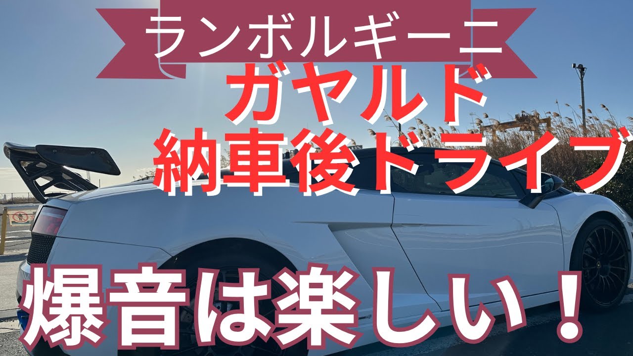 【ランボルギーニガヤルド】V10ランボちゃん初の首都高速ドライブ！