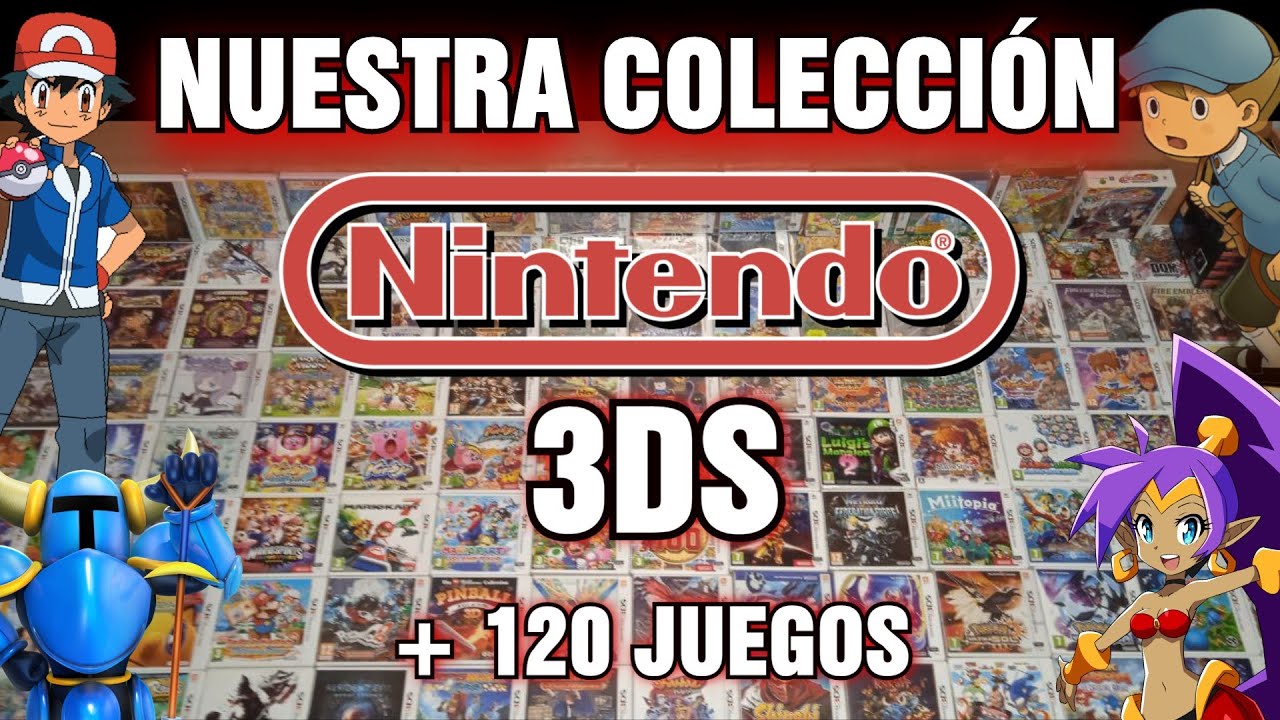 MI GRAN COLECCIÓN DE 3DS +120 VIDEOJUEGOS!!!!!!