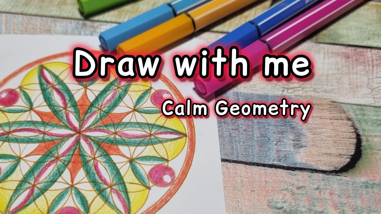 Sacred Geometry Art Process | Meditative Drawing for Relaxation