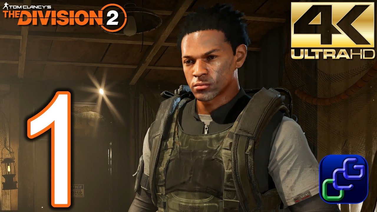 Tom Clancy's The Division 2 PC 4K Walkthrough - Gameplay Part 1 - Grand Washington Hotel