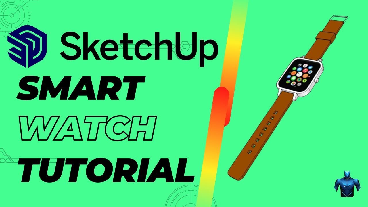 Smartwatch design in sketchup