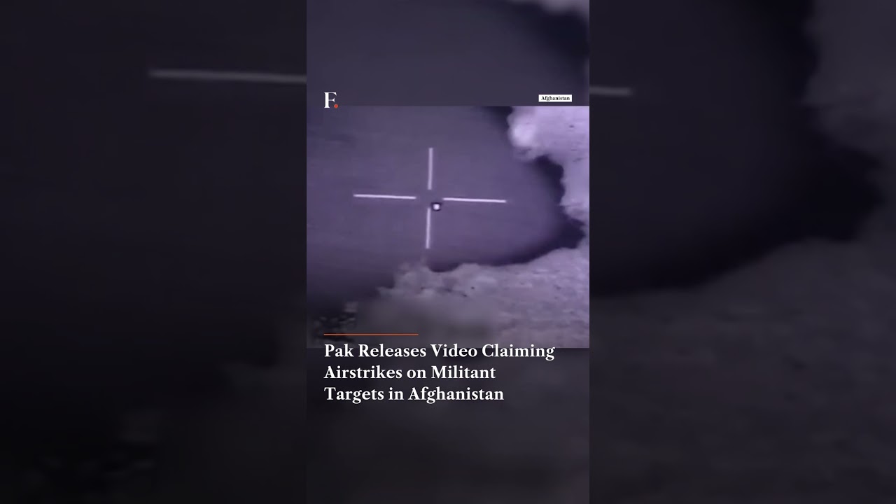 Pakistan Releases Video Claiming Airstrikes on Militant Targets in Afghanistan | Firstpost News