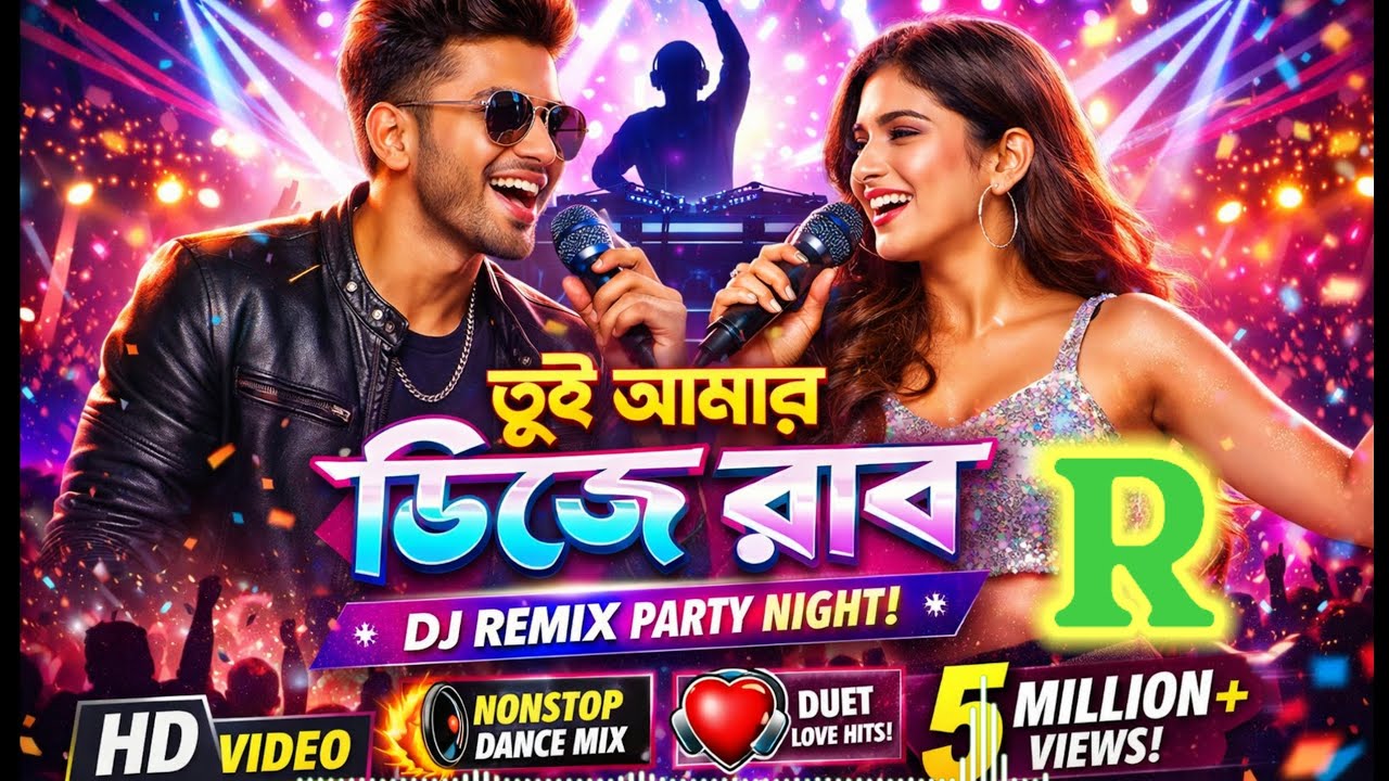 তুই আমার ডিজে রাত 💖 | DJ Remix Duet Song 2026 🔥 | Nonstop Dance Love Mix | Bangla Party Hit