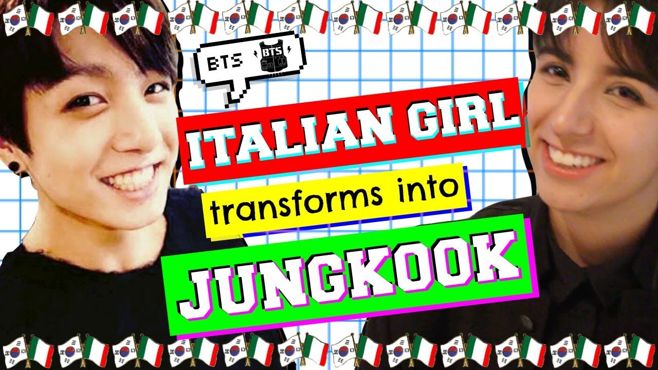ITALIAN GIRL TRANSFORMS INTO BTS JUNGKOOK ♥ | MVreactionITA [ENG SUB]