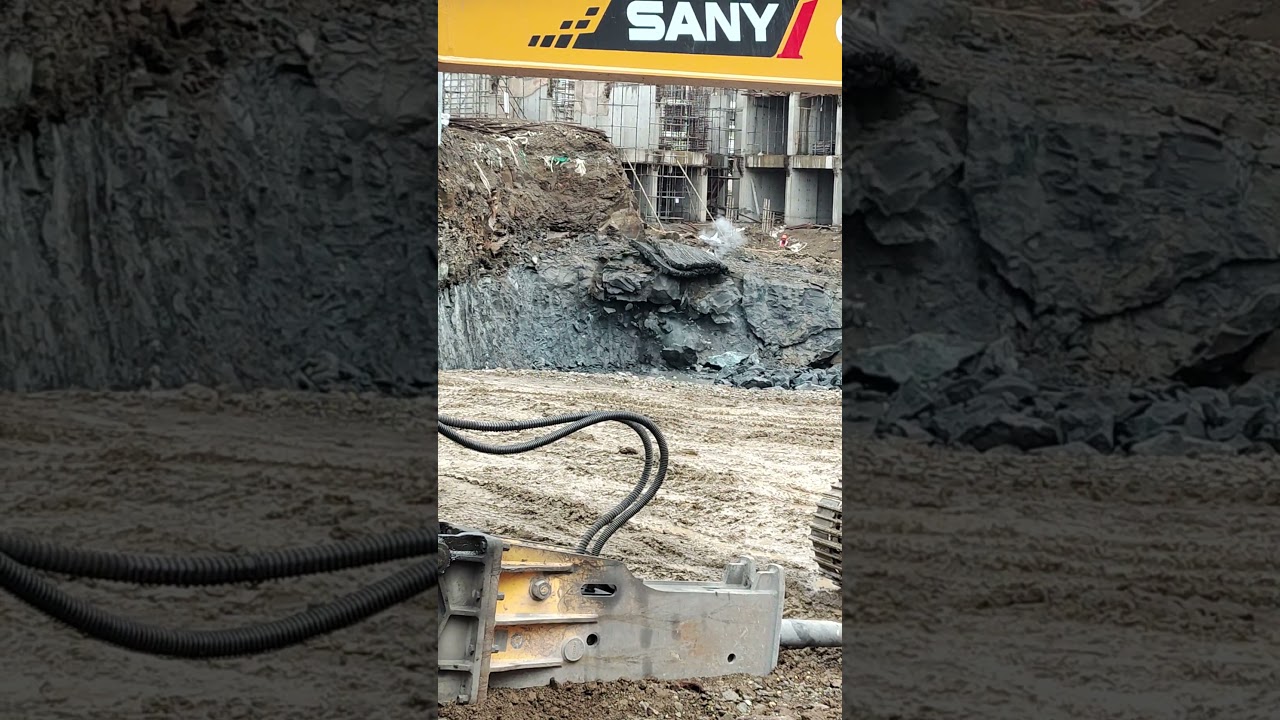 Blasting at site. #construction #civilengineering #blasting #excavation