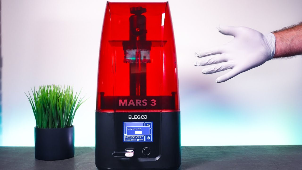 Elegoo Mars 3 — 3D-принтер 4K — распаковка и настройка