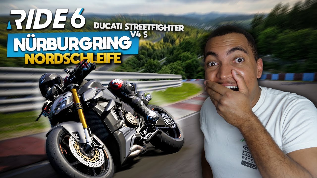 RIDE 6 - DUCATI STREETFIGHTER V4 S SUR LE NÜRBURGRING... (Trop violente ?)