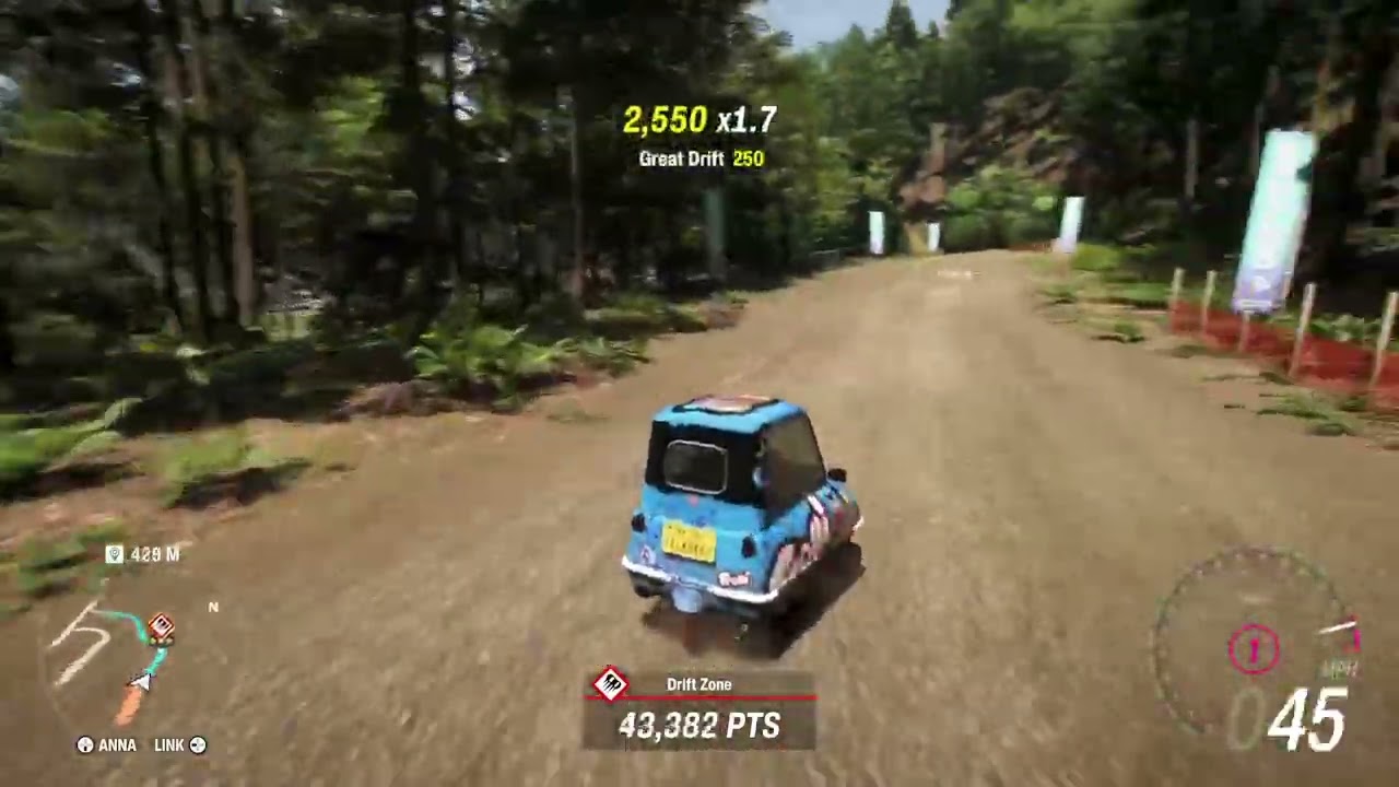 125k Shirakawa Curves Drift Zone (D Class WR) - FH6