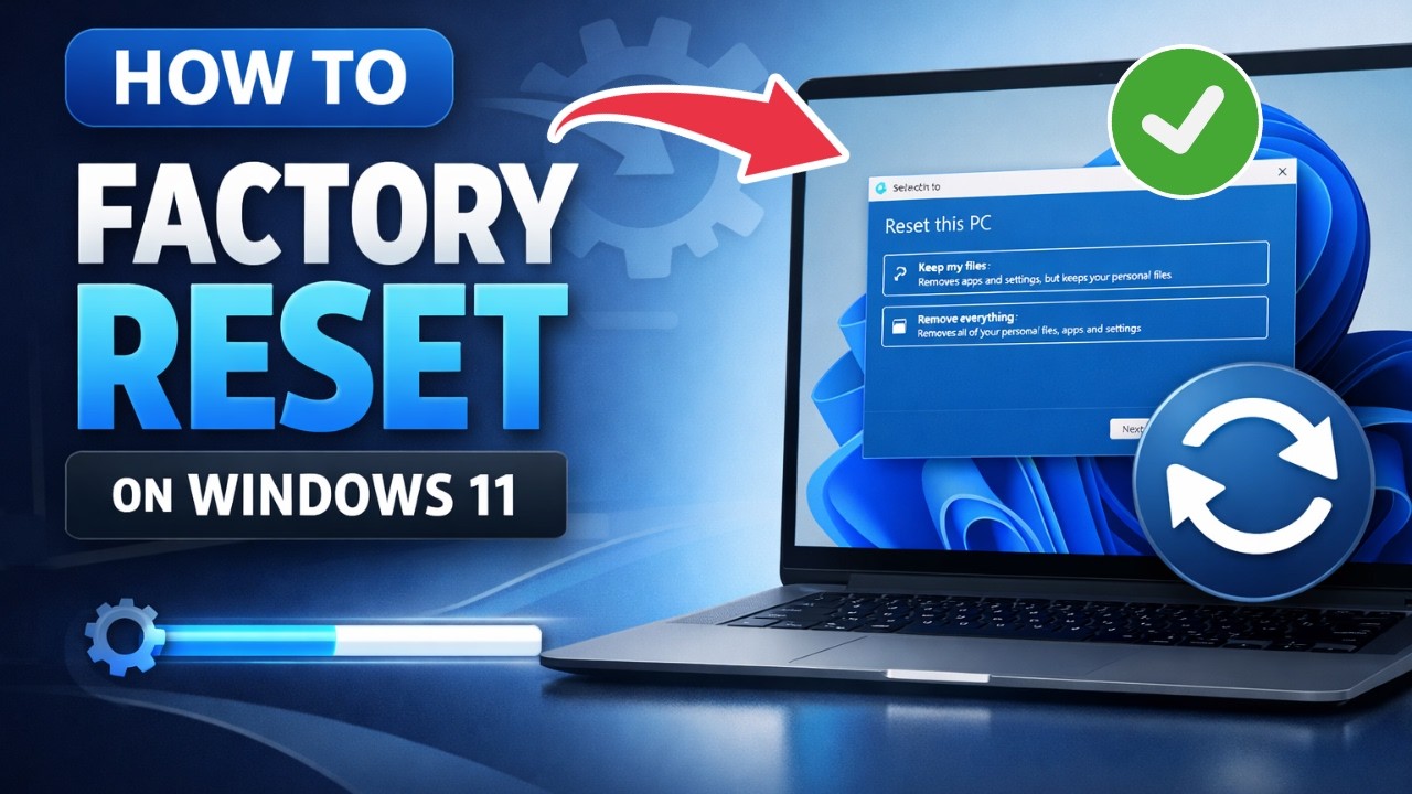How To Factory Reset on Windows 11 ( Install Fresh Windows 11 )