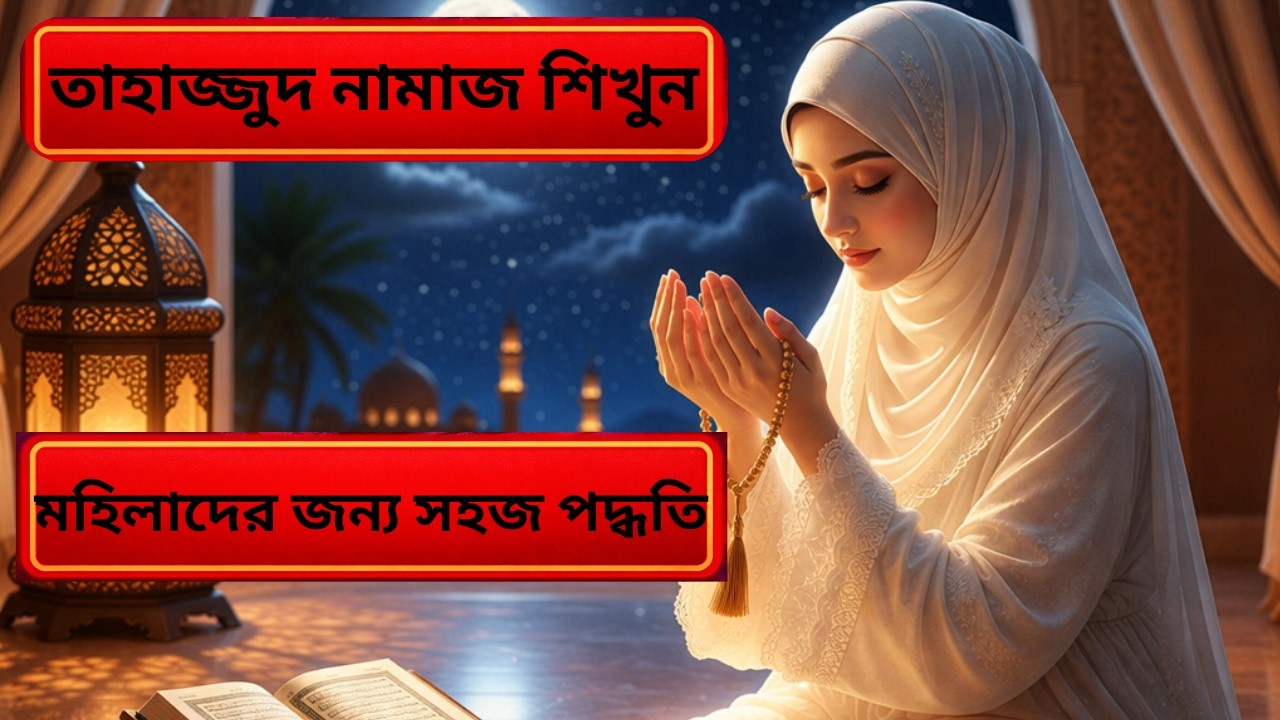রাতের সেরা ইবাদত তাহাজ্জুদ | মহিলাদের বিশেষ দিকনির্দেশনা l Tahajjud Namaz Step by Step #ramadan