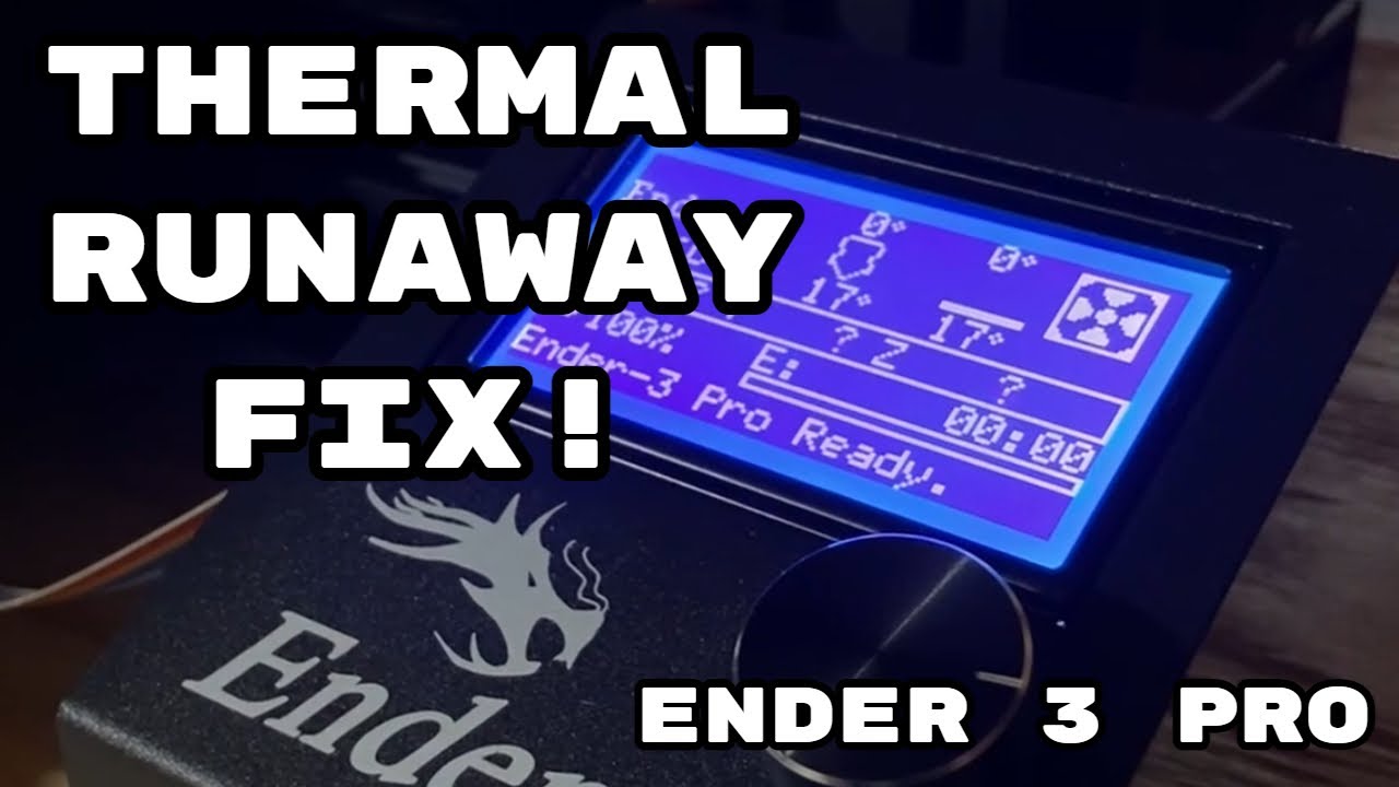 Ender 3 Pro Thermal Runaway FIX (10-15 Minutes) | Thermistor Replacement