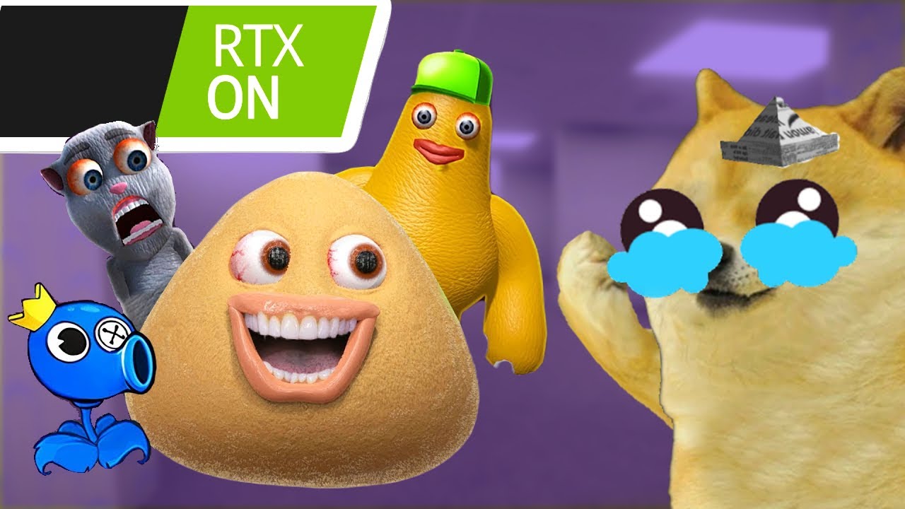 Probé 100 JUEGOS con RTX en 24 HORAS XD (que feo son XD) - Juegos con cheems