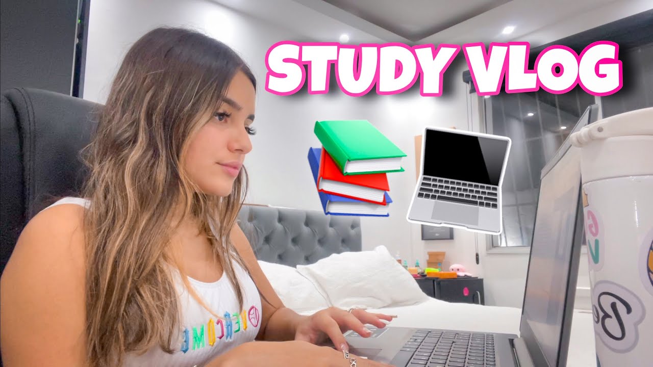 STUDY VLOG - dia de redação + dicas pras aulas ONLINE