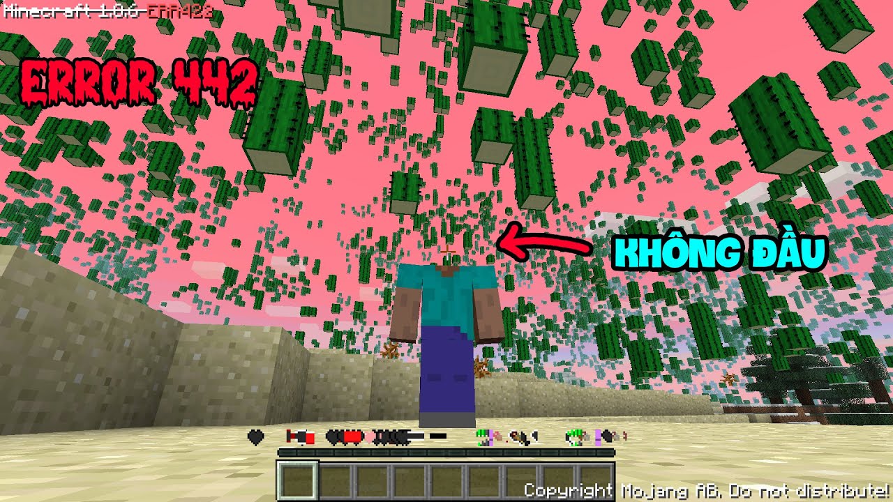 Chơi Minecraft Phi&ecirc;n Bản Bị Lỗi ERROR 422 V&agrave; M&igrave;nh Gặp Những Thứ K&igrave; Lạ....
