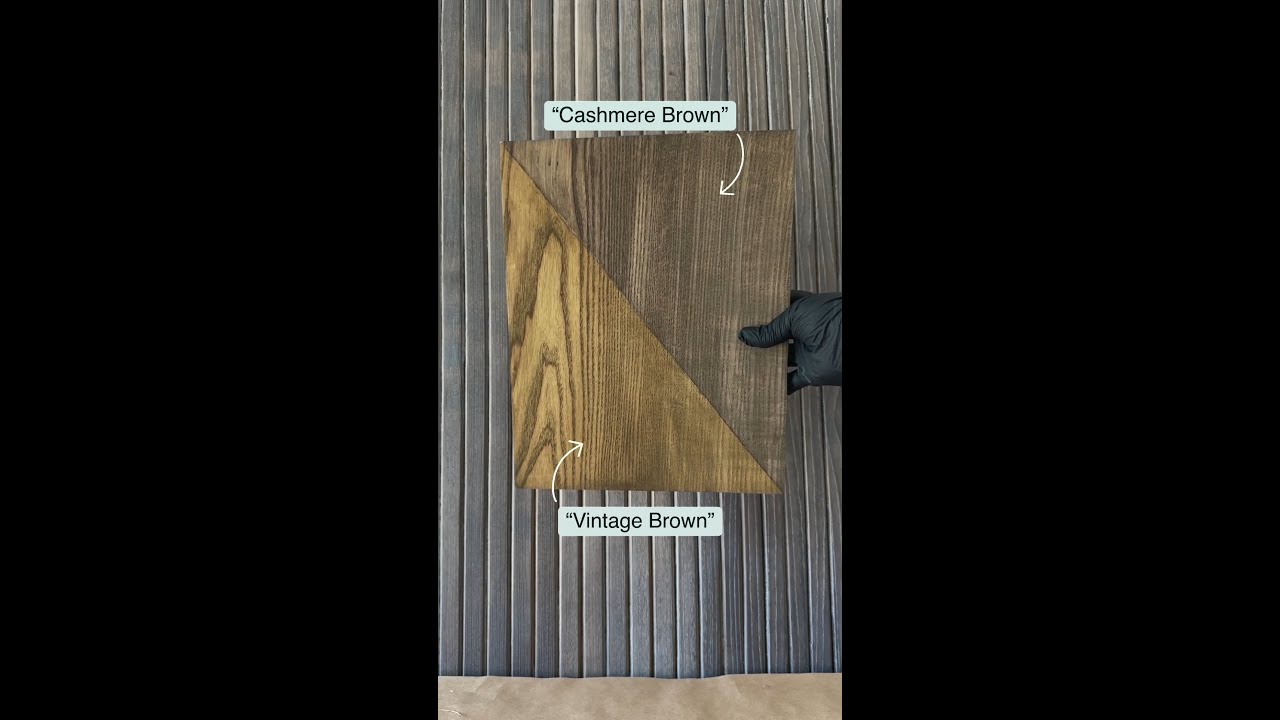 Compare Precolor Easy &ldquo;Cashmere Brown&rdquo; and &ldquo;Vintage Brown&rdquo; on ash wood with us!