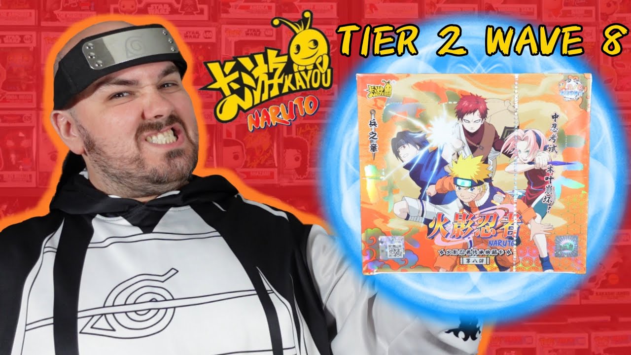 Opening up the **NEW** NARUTO KAYOU Tier 2 Wave 8 Booster Box!!
