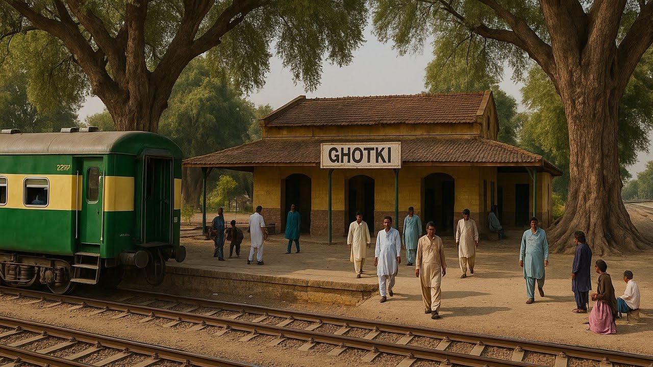 Ghotki city famous pera and shahi Bazar historical temples and kacha is also famous