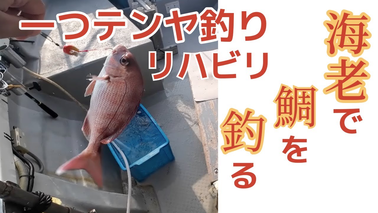 【一つテンヤ釣り】明石でジワジワと人気が出てきた「一つテンヤ釣り」のリハビリに行ってきました。 2025/8/23 明石 林崎漁港 - 村由丸