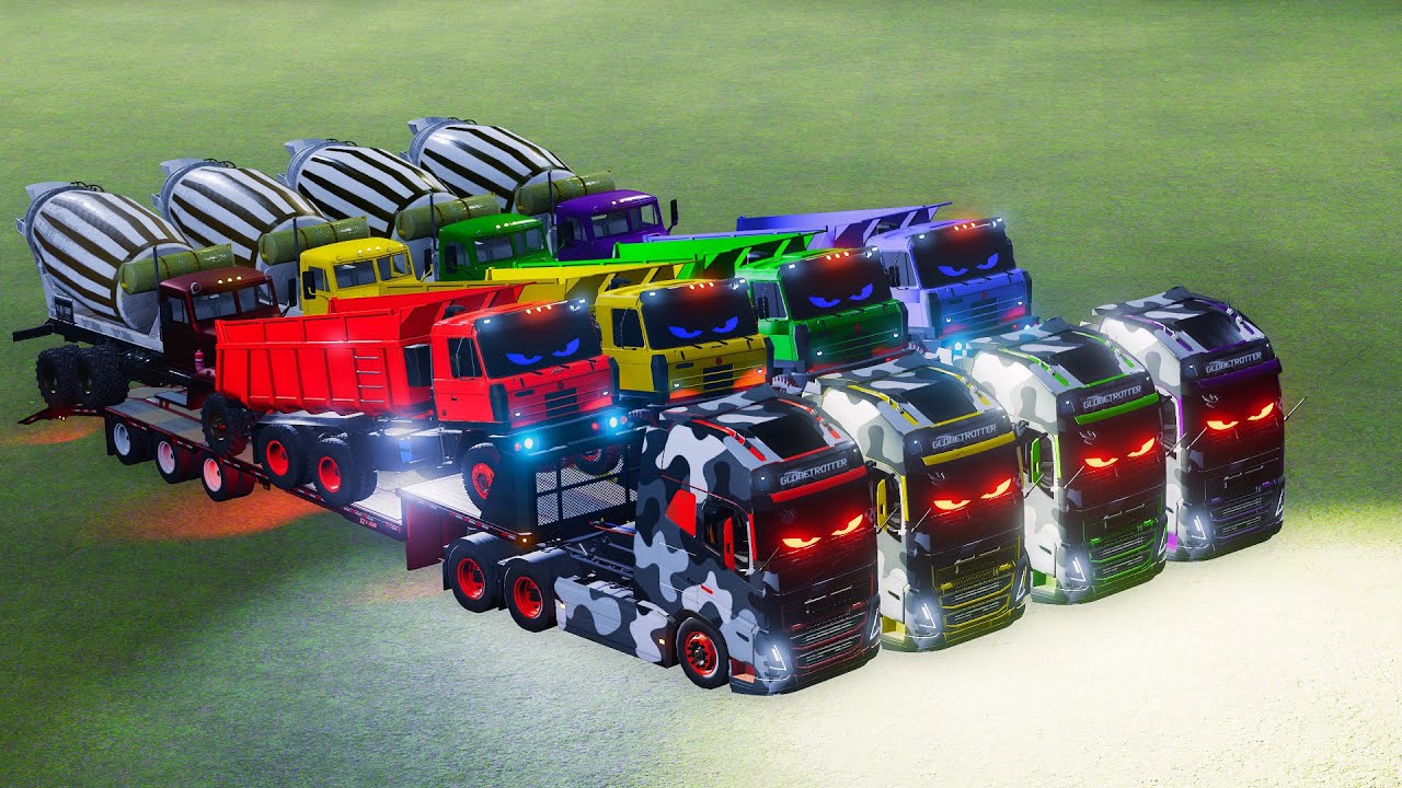 Transporting HUGE Mixer Trucks with Powerful MAN Trucks! 🚚💪 | Farming Simulator 22 #108