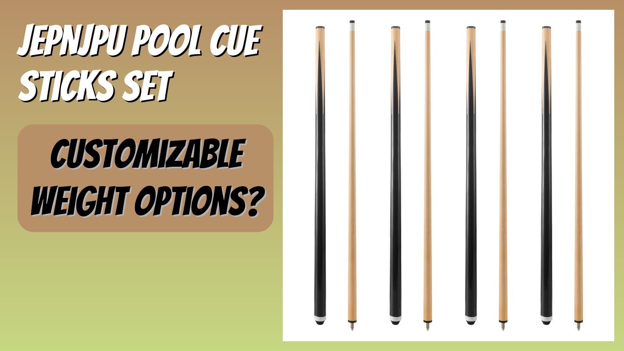 REVIEW (2026): JEPNJPU Pool Cue Sticks Set. Features