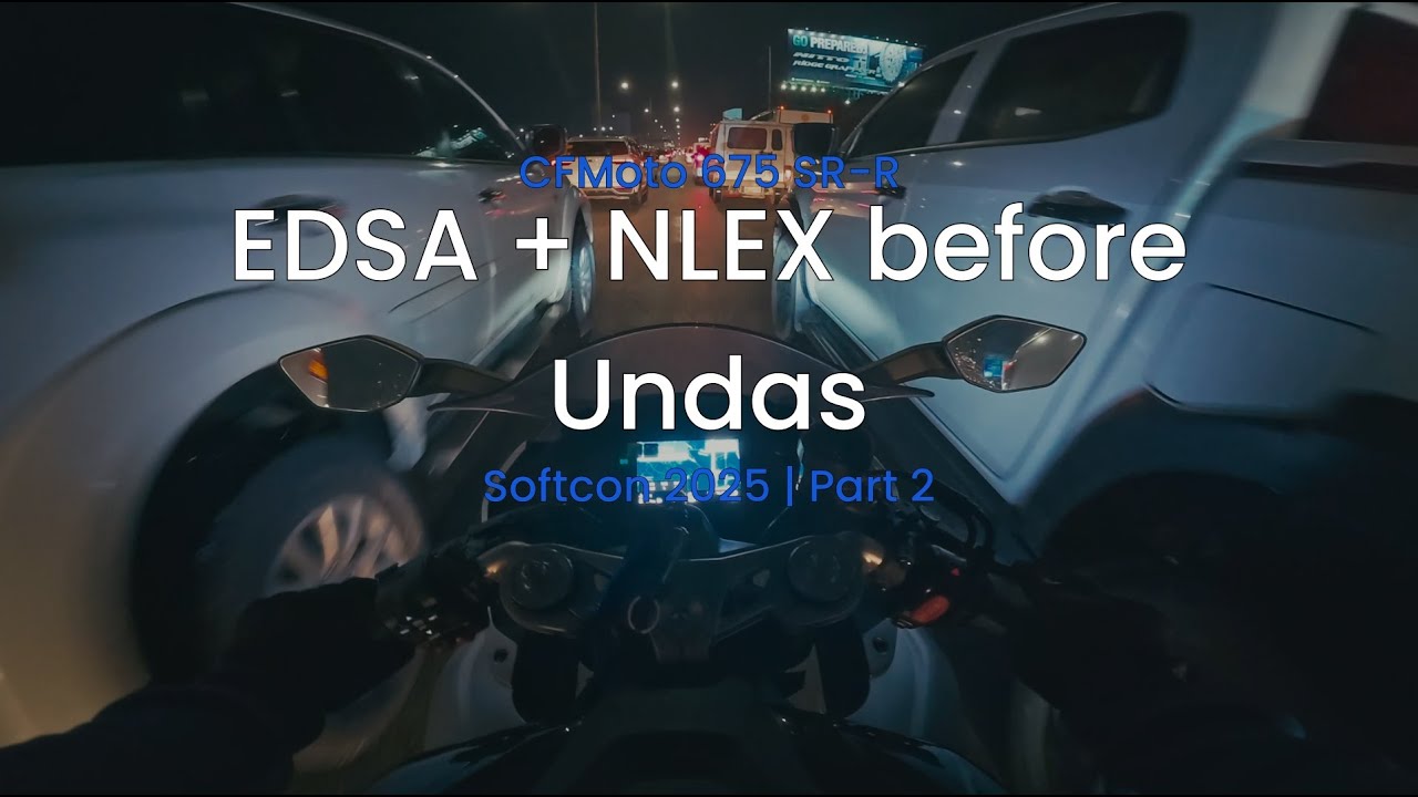 EDSA before Undas ride | Attending Softcon 2025 | CFMoto 675 SR-R | Part 2