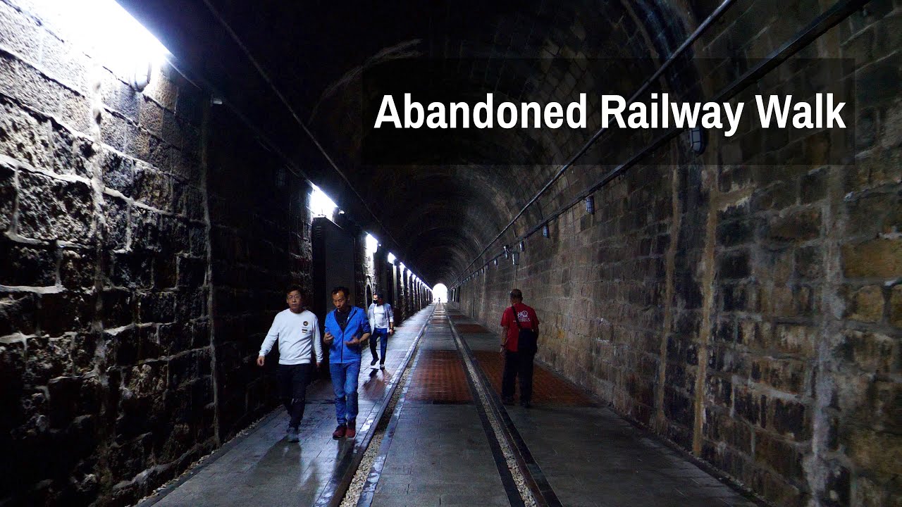 Abandoned railway relax walk 4K60FPS 1st April 2021