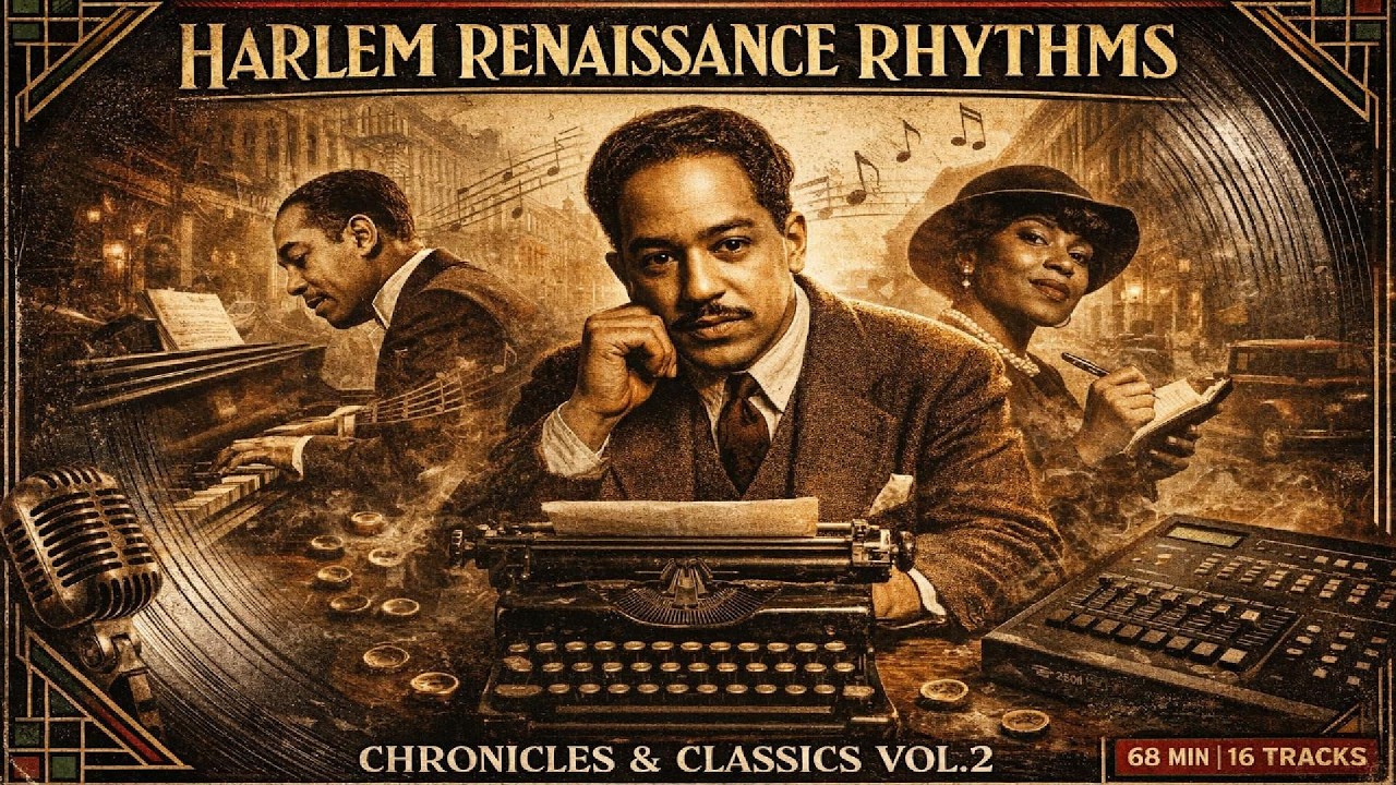 Harlem Renaissance x 90s Boom Bap Mix  x Jazz Hip Hop Mix Langston Hughes to Duke Ellington