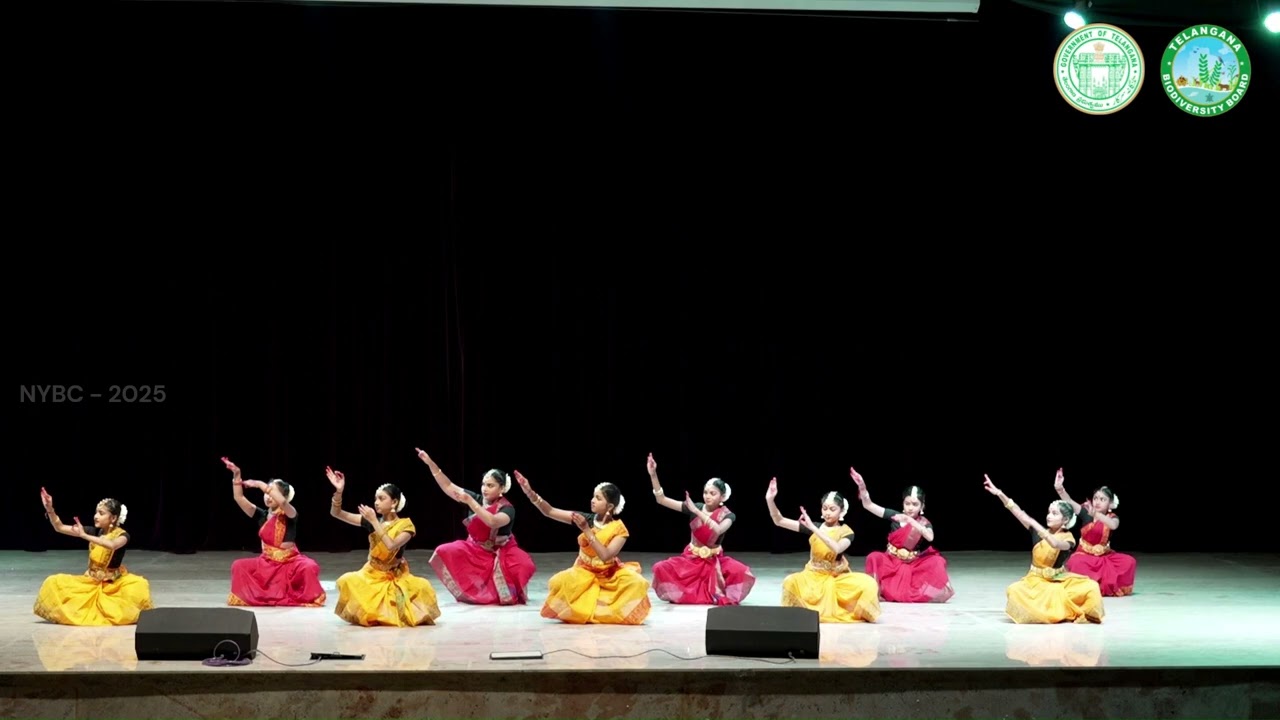 Kuchipudi Dance by Nihantri and Team | National youth Biodiversity Conference | @nybc2025