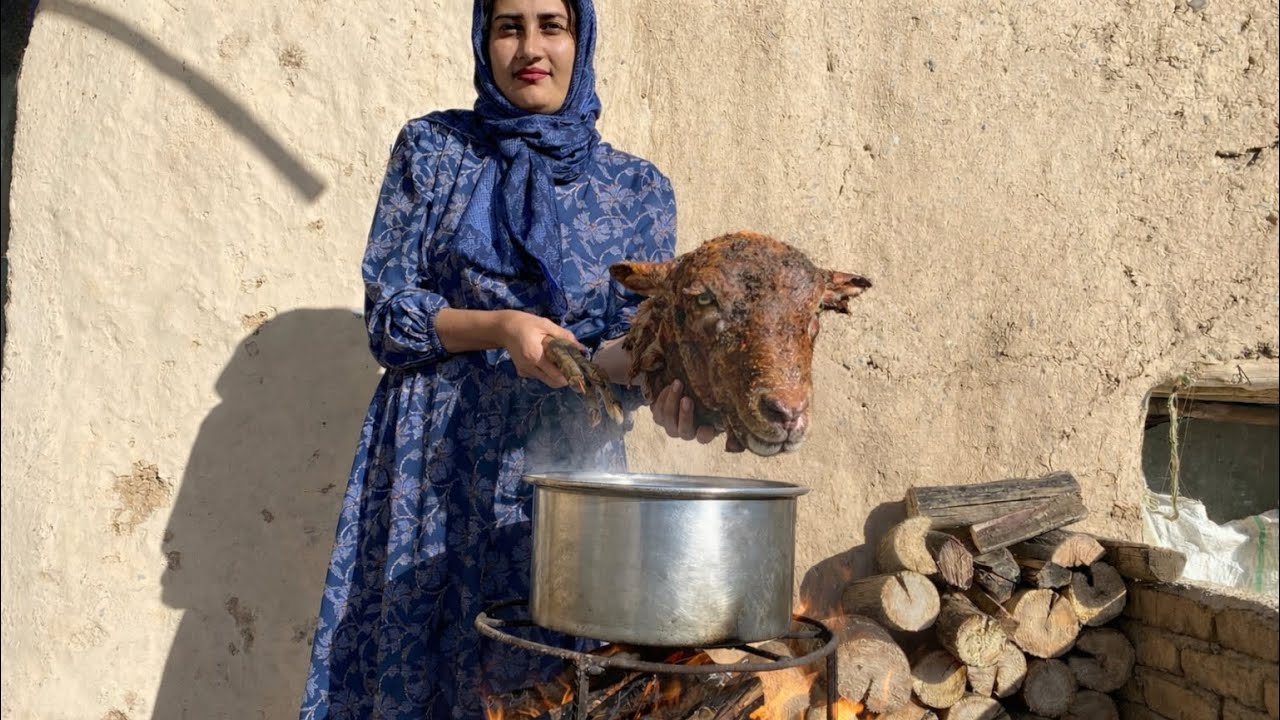 Village Life: Village-Style Kaleh Pacheh, the Most Popular Breakfast