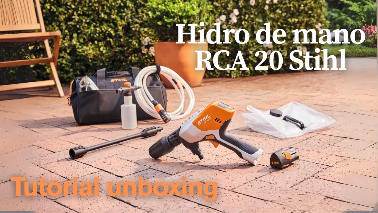 Tutorial unboxing ¡Conocé la hidro de mano STIHL RE 20 en acción! 💦