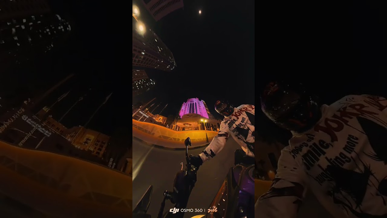 Solo night ride