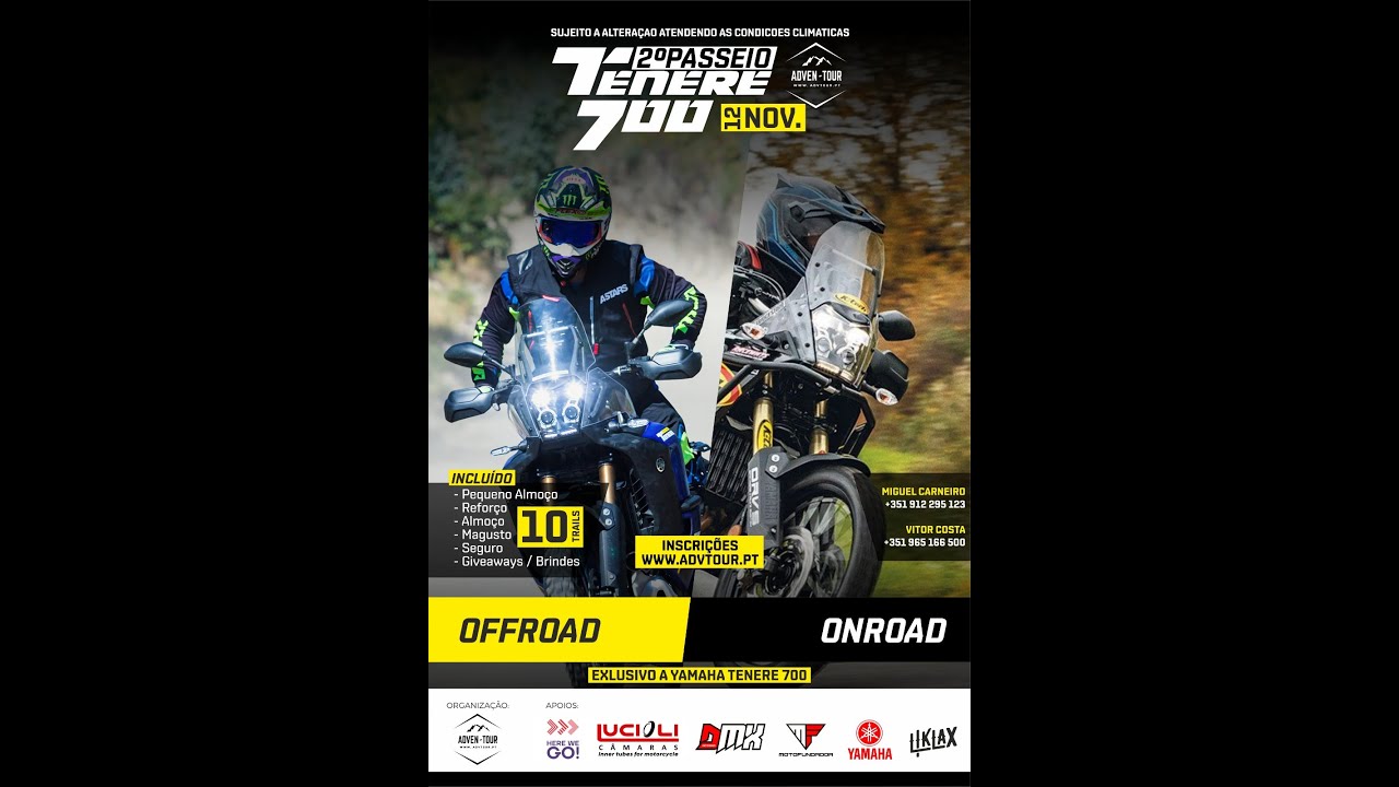 2º Passeio TENERE 700 @advtour.pt @helderneves91  | Yamaha Tenere 700
