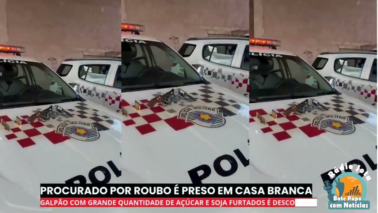 Procurado pela Justiça por roubo é preso em Casa Branca