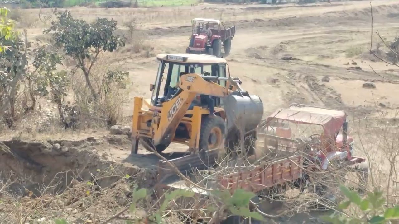 Jcb आणि ट्रॅक्टर व्हिडिओ ❤️‍🔥💯😎🚜