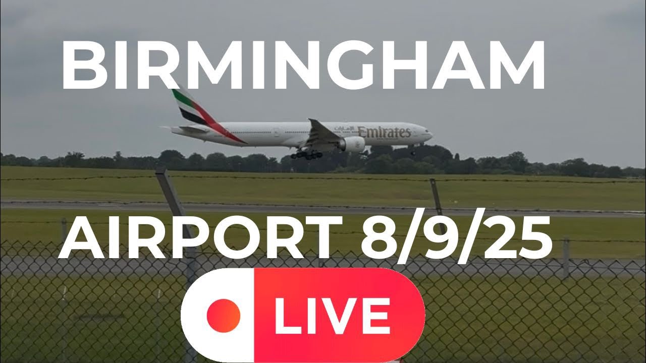 RLAVIATION is live at Birmingham airport BHX
