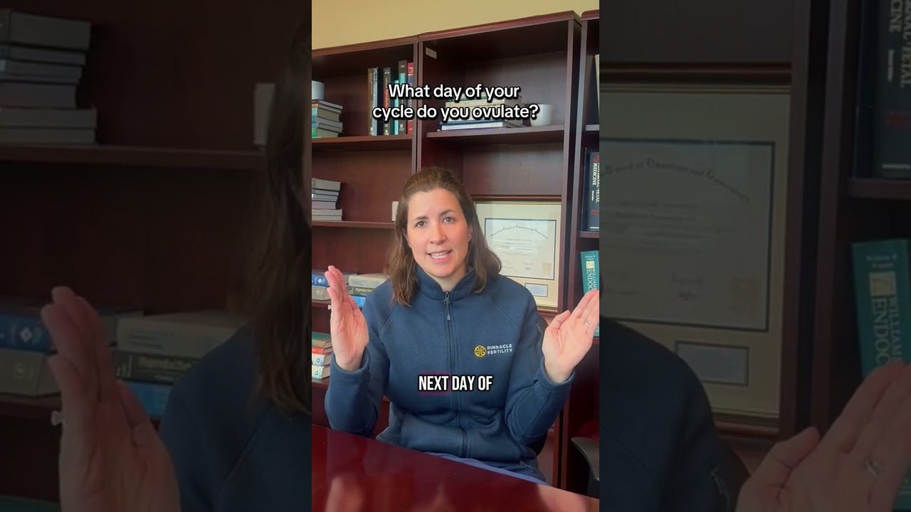 What day of your cycle do you ovulate? - Dr. Anna Vanderhoff Pinnacle Seattle #ttc #ovulation