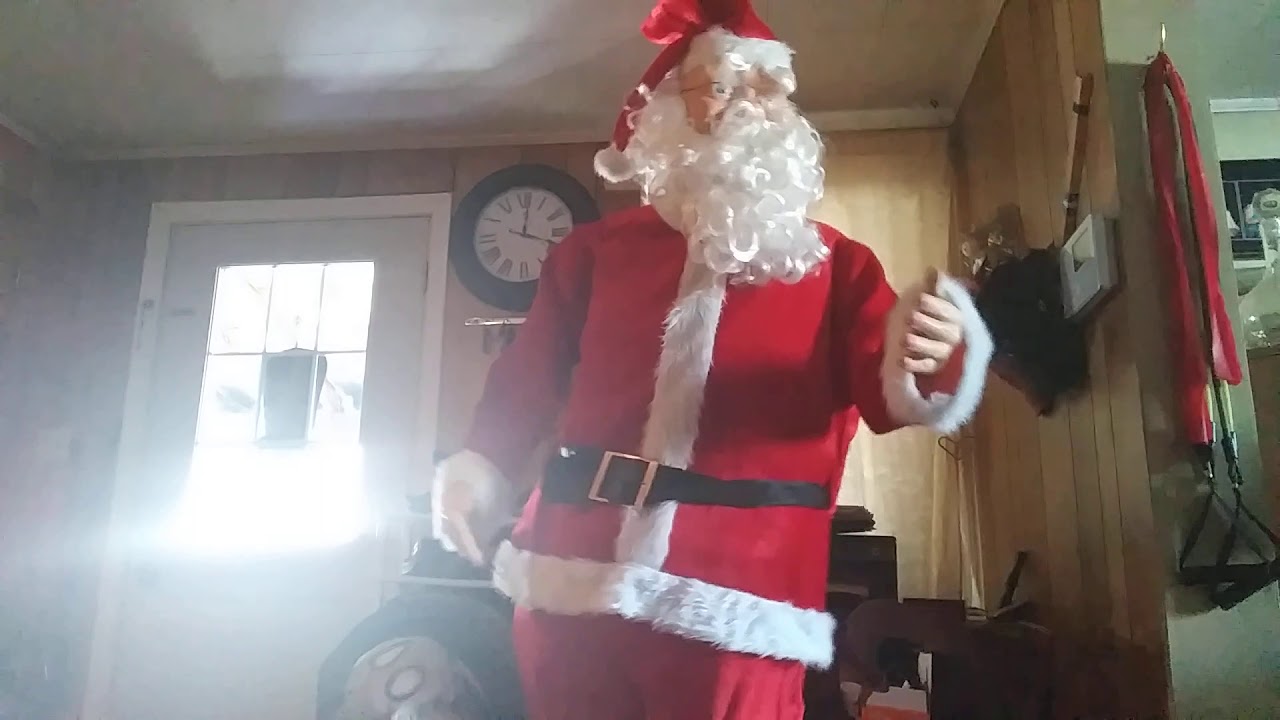 Gemmy 2014 Dancing Santa English and French