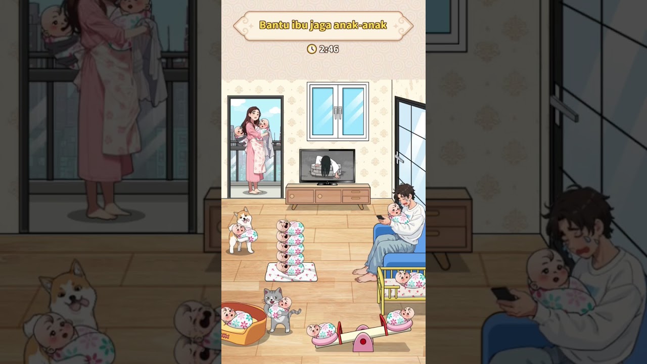 puzzle game bantu ibu jaga anak #puzzle #gaming #game #puzzlegames #puzzles #puzzle